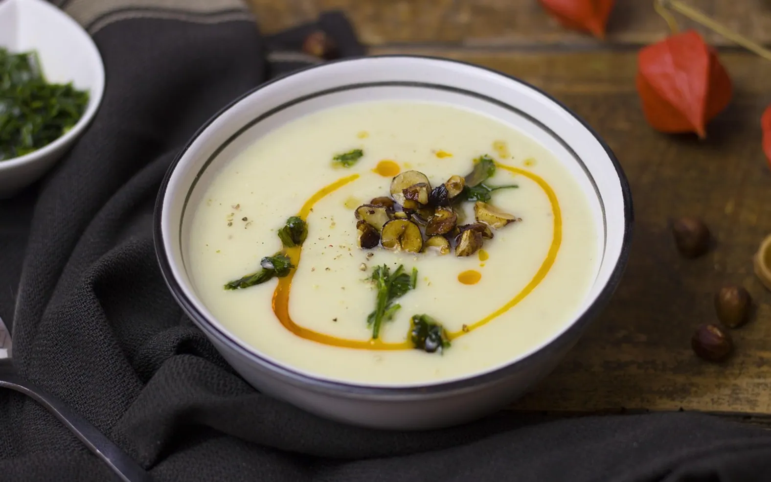 Soup, food and dish